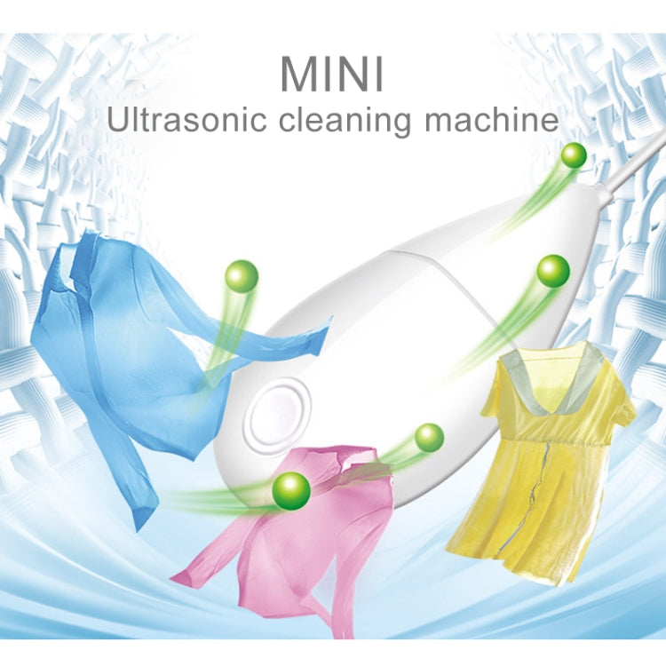 Mini pulitore portatile ad ultrasuoni per abbigliamento e aliment
