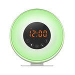 Sveglia multifunzione LED con luce alba e radio FM