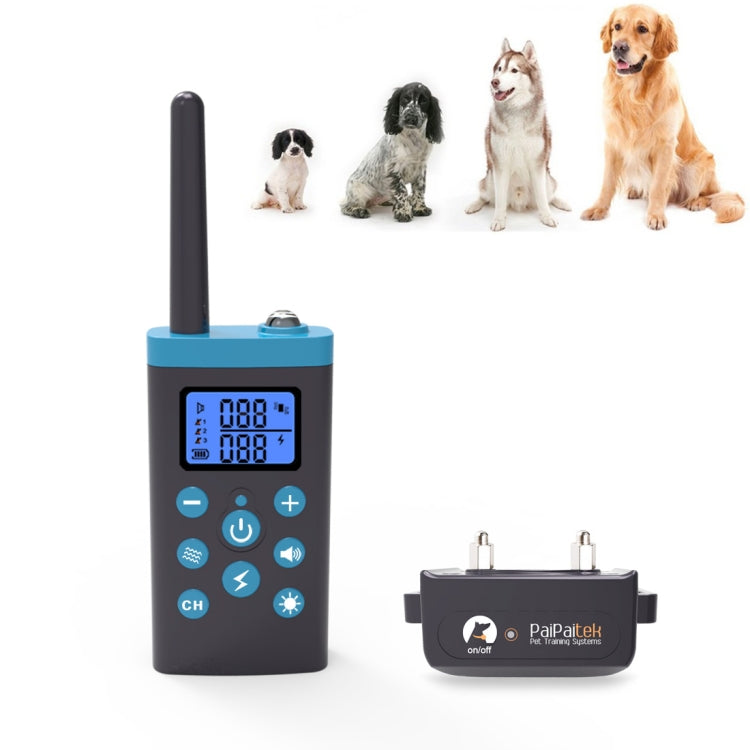 Collare antiabbaio automatico Sistema di controllo dell'addestramento degli animali domestici + Collare in pelle PU con scosse elettriche per cani, PD525