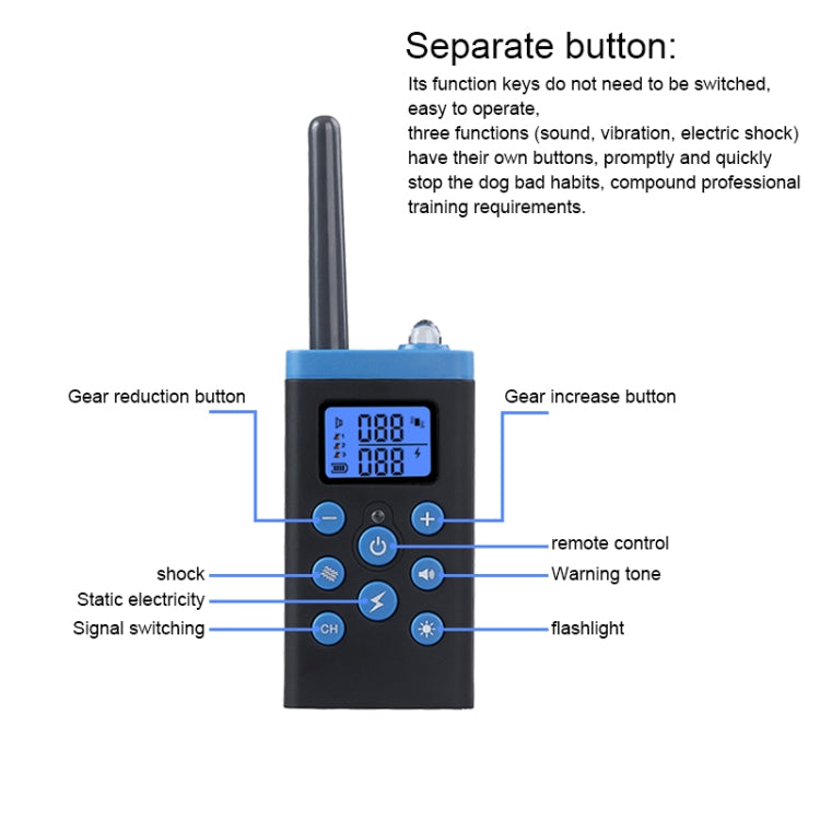 Collare antiabbaio automatico Sistema di controllo dell'addestramento degli animali domestici + Collare in pelle PU con scosse elettriche per cani, PD525