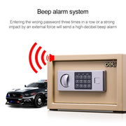Mini cassetta di sicurezza elettronica per armadietto a muro con cassetta di sicurezza elettronica per hotel Deli Home Office