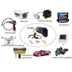 V780 Portable 0.5 inch OLED Large Screen Head-mounted HD Display, Support NTSC/PAL