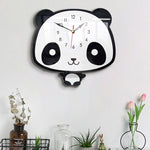 Orologio da parete in acrilico Panda Swing 30x30 cm