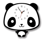 Orologio da parete in acrilico Panda Swing 30x30 cm
