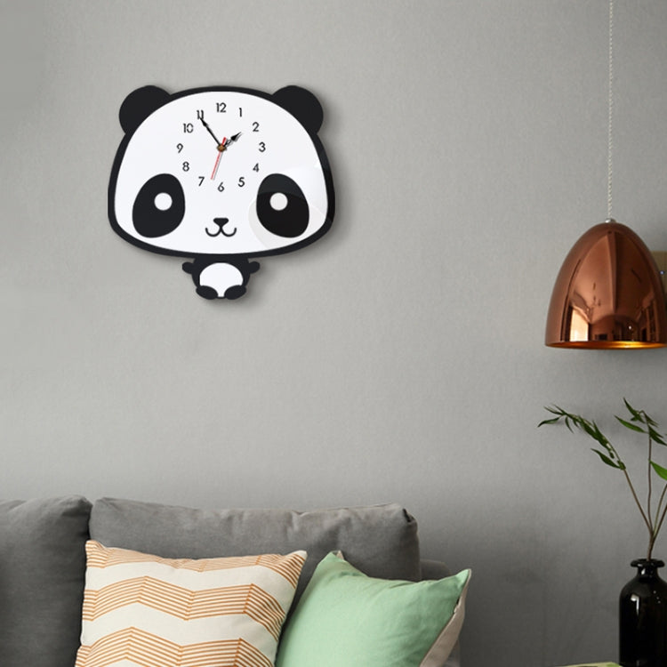 Orologio da parete in acrilico Panda Swing 30x30 cm