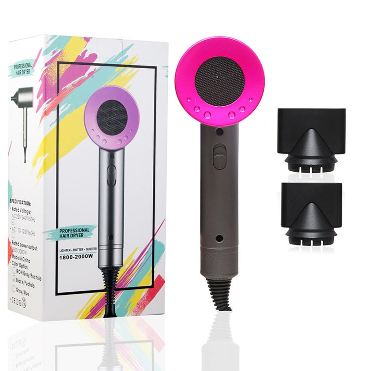 Asciugacapelli ad alta potenza da 2000 W ad aria calda fredda anionica a temperatura costante, presa UK, UK Plug (Grey+Blue) +2, UK Plug (Red + Black) +2, UK Plug (Red + Grey) +2