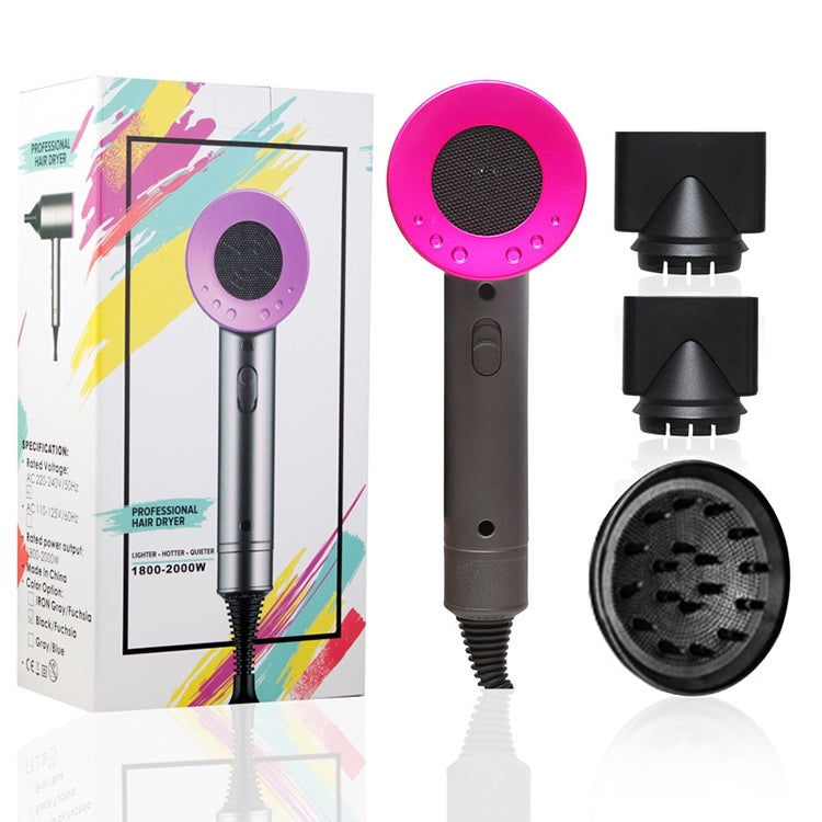 Asciugacapelli a temperatura costante ad aria calda fredda anionica ad alta potenza, spina europea, EU Plug (Red + Black) +3, EU Plug (Red + Grey) +3