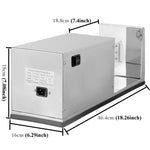 Gru elettrica per patate in acciaio inox 46cm