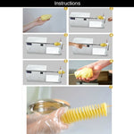 Gru elettrica per patate in acciaio inox 46cm