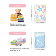 11 pezzi di sacchetti sottovuoto salvaspazio con motivo girasoli, sacchetti sottovuoto per indumenti Thinken Quilts con pompa a mano, inclusi: 3 pezzi 80*100 cm, 2 pezzi 60*80 cm, 3 pezzi 50*70 cm, 2 pezzi 40*60cm, 11 PCS Storage Bag