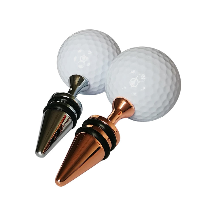Tappo per bottiglia di vino rosso a forma di golf + tee, dimensioni: 10 x 4,2 cm, Golf + Tee Stopper