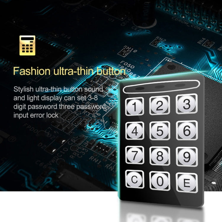 Mini cassetta di sicurezza elettronica con funzione a gettoni