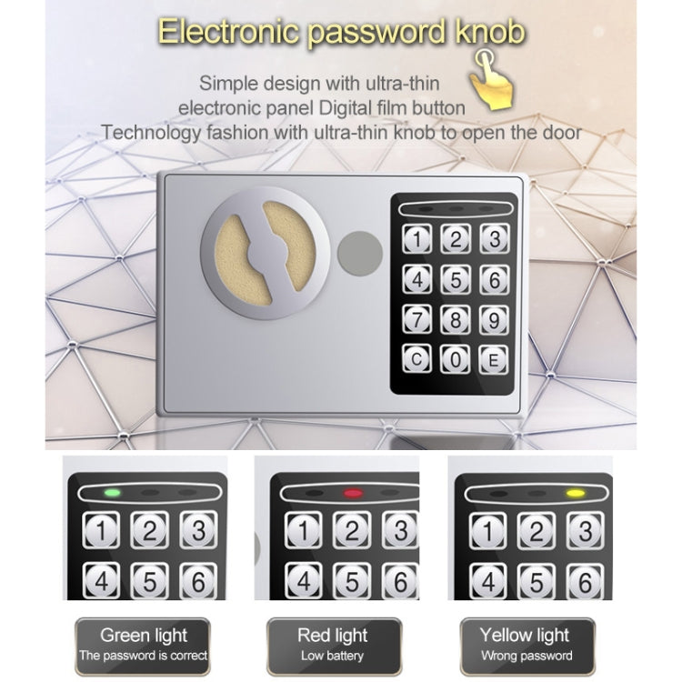 Mini cassetta di sicurezza elettronica con funzione a gettoni