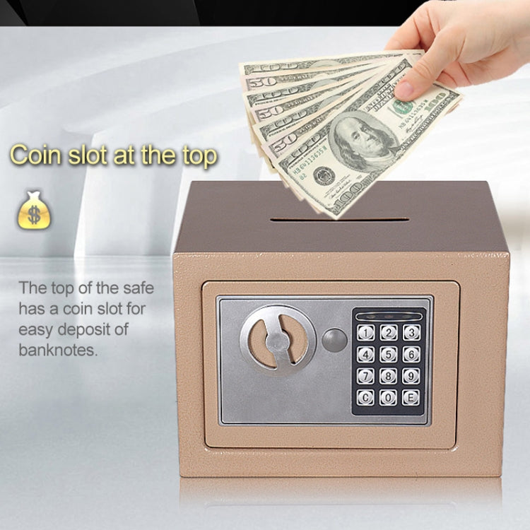 Mini cassetta di sicurezza elettronica con funzione a gettoni