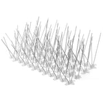 Repellente per uccelli 5 pezzi chiodi inox 50 cm