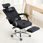 RC-10-1 Sedia per computer Sedia da ufficio Casa Esport Panno in rete Sollevato poggiapiedi ruotato Sedia reclinabile con piedini in lega di alluminio, With Aluminum Alloy Feet/Footrest