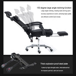 RC-10-1 Sedia per computer Sedia da ufficio Casa Esport Panno in rete Sollevato poggiapiedi ruotato Sedia reclinabile con piedini in lega di alluminio, With Aluminum Alloy Feet/Footrest