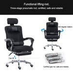 RC-10-1 Sedia per computer Sedia da ufficio Casa Esport Panno in rete Sollevato poggiapiedi ruotato Sedia reclinabile con piedini in lega di alluminio, With Aluminum Alloy Feet/Footrest