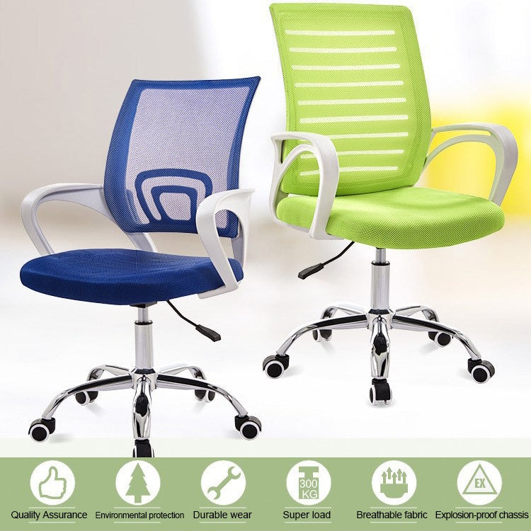 Sedia da ufficio con schienale ergonomico e cuscino