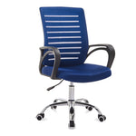 Sedia da ufficio con schienale ergonomico e cuscino