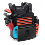 Staffa multifunzione con base ricarica per Nintendo Switch