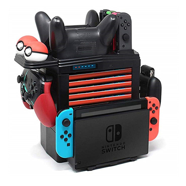 Staffa multifunzione con base ricarica per Nintendo Switch