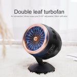 Ventilatore elettrico da tavolo USB portatile 2 velocità