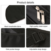 Zaino portatile pieghevole in nylon traspirante per animali domestici, dimensioni: 33 x 30 x 24 cm, Size: 33 x 30 x 24cm Black, Size: 33 x 30 x 24cm Coffee, Size: 33 x 30 x 24cm Blue, Size: 33 x 30 x 24cm Red