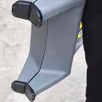 Sgabello per autolavaggio con scala pieghevole a doppia faccia in plastica spessa, Double-sided Folding Ladder