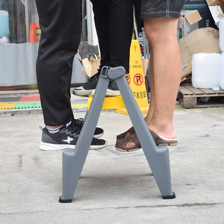 Sgabello per autolavaggio con scala pieghevole a doppia faccia in plastica spessa, Double-sided Folding Ladder