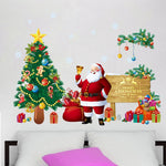 Decorazione adesiva natalizia rimovibile 60x45 cm