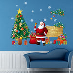 Decorazione adesiva natalizia rimovibile 60x45 cm
