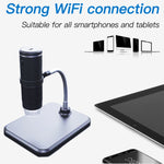 Microscopio digitale 1000X HD 1080P WiFi con 8 LED