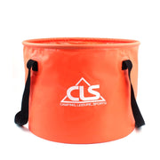 Borsa per attrezzatura da pesca da campeggio con cestino di scarico doppio pieghevole per esterno in PVC 30L 4 in 1