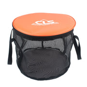 Borsa per attrezzatura da pesca da campeggio con cestino di scarico doppio pieghevole per esterno in PVC 30L 4 in 1