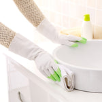 5 paia di vendita Shark Lavori domestici Pulizia Guanti in lattice PVC Impermeabili Addensare Guanti per lavaggio lavanderia