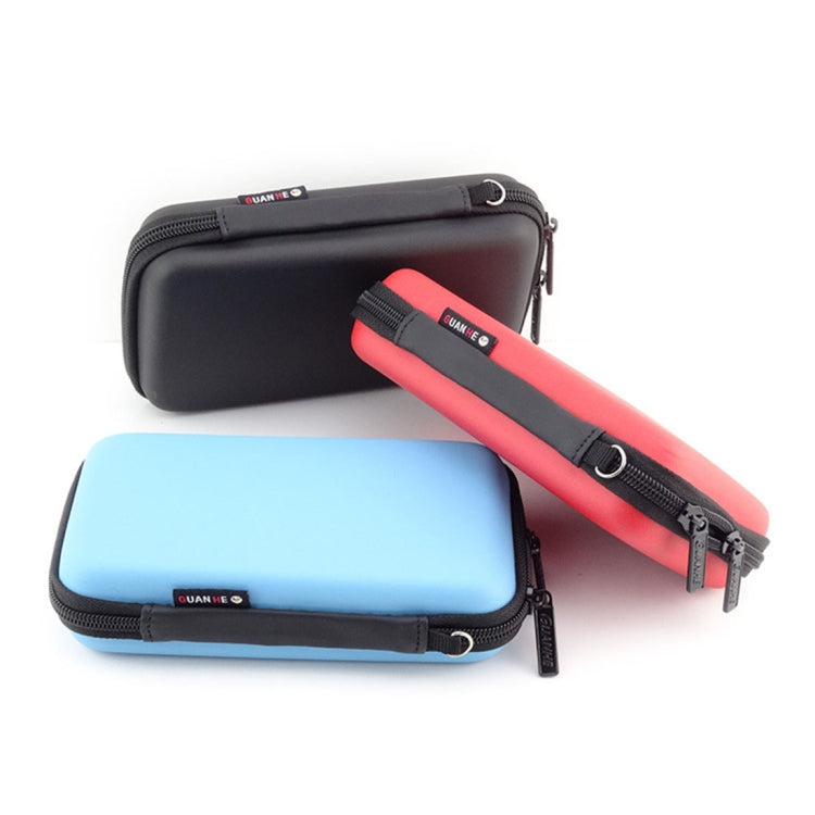 Borsa da viaggio portatile multifunzione in materiale EVA per dispositivi digitali per telefono/power bank/disco USB/disco SD/console PSP, dimensioni interne: 16,5*9,5*3,8 cm