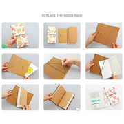 Creative Stationery Cortex Portable Small Fresh Account Libro manuale Materiale scolastico per ufficio, consegna in stile casuale, Account Hand Book