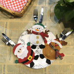 Decorazione natalizia con pupazzo di neve in velluto 16x15 cm