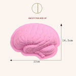 Stampo per dessert in silicone a forma di cervello umano, stampo per torta di Halloween, budino, Brain Shape