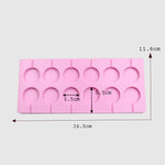 Stampi per cioccolato in silicone 12 forme lecca-lecca
