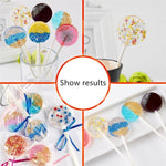 Stampi per cioccolato in silicone 12 forme lecca-lecca