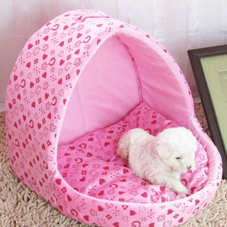 Casa per cani piccola taglia a forma di yurta L 42x48x48 cm
