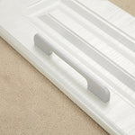 2049-160 Maniglia per porta dell'armadio con cassetto Maniglia in lega di alluminio Maniglia per porta diritta, 2049-160 (Black), 2049-160 (White)