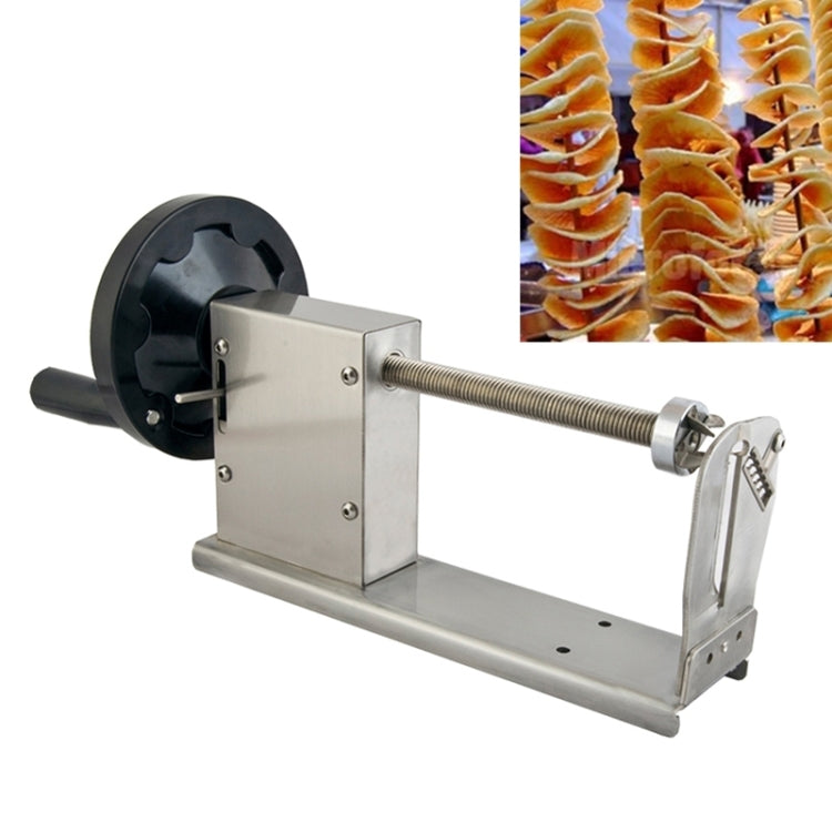 Tagliapatate manuale a spirale in acciaio inox