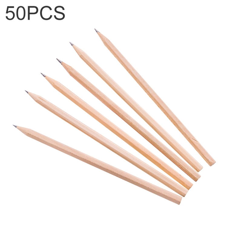 Matite HB per protezione ambientale in legno grezzo da 50 pezzi Matite per pittura per forniture per ufficio scolastico per bambini, HB Pencils