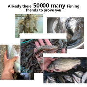 Attrezzatura da pesca con rete da pesca pieghevole automatica a 8 fori in nylon per gamberetti granchi pesciolini trappola per pesci, 8 Holes