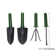 Attrezzi da giardino Pala da giardinaggio Rastrello Manico in plastica Attrezzi da giardino Quattro set Set di attrezzi per piante da giardinaggio, Plant Tool 5