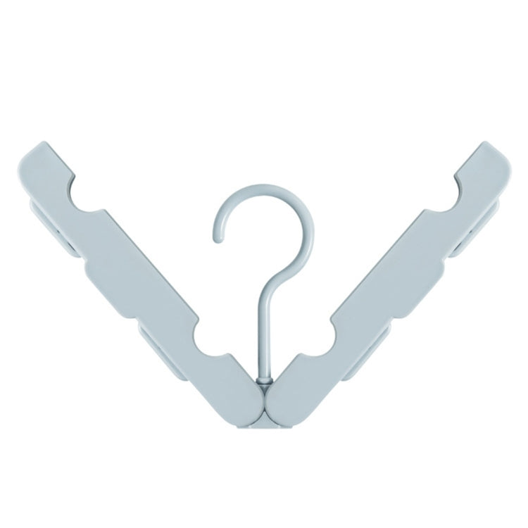 Stendibiancheria pieghevole con 4 clip nascoste per casa/viaggio, consegna a colori casuale, Foldable Clothes Hanger