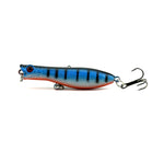 Esche da pesca artificiali Popper bioniche 6 cm con ganci
